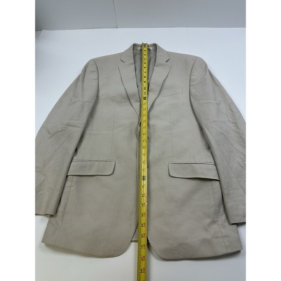 Michael Kors Mens Classic fit Sport Coat Blazer 36‎ R Beige Tan - Picture 3 of 9